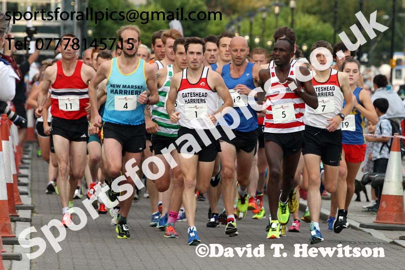 Gateshead Harriers Quayside 5k Road Race. Photo: David T. Hewitson/Sports for All Pics